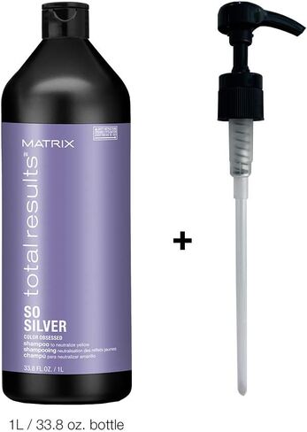 مضخة توزيع ماتريكس العالمية | مضخة زجاجة الشامبو والبلسم | يناسب الزجاجات سعة 1 لتر (33.8 أونصة) | أسود in Kuwait