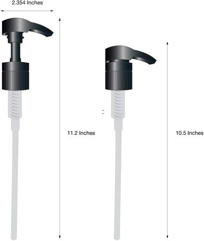 مضخة توزيع ماتريكس العالمية | مضخة زجاجة الشامبو والبلسم | يناسب الزجاجات سعة 1 لتر (33.8 أونصة) | أسود in Kuwait