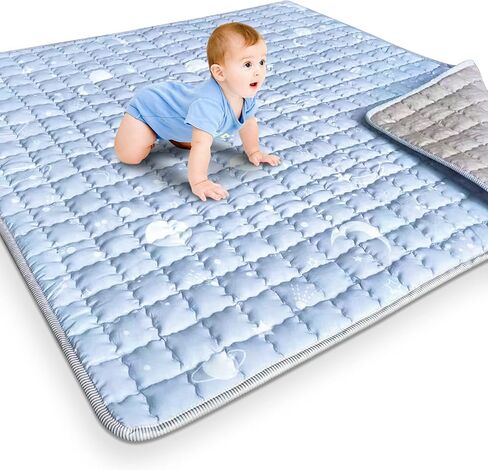Baby Playpen Mat 71" X 59" Thick Play Mat for Playpen Non Slip Baby Playpen Mat Baby Play mat Floor Mat for Babies Soft Non Slip Non-Toxic Playmats for Infants, Kids Tent Mat Square… in Saudi Arabia