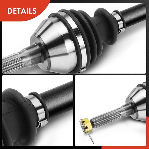 A-Premium Pair (2) Front CV Axle Shaft Assembly Compatible with Polaris Magnum 330 2003-2004, Sportsman 500 600 700 2002-2004, Driver and Passenger Side, Replace# 1380218 in Saudi Arabia