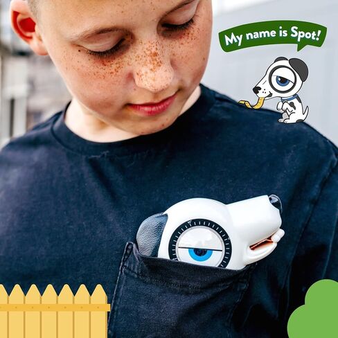 8ft Interactive Dog Tape Measure for Kids with Level & Angle Finder, Montessori Educational Toys, Animal Shaped Childrens Tool Set with Puppy Bone, Pocket Tape Measure for Kids 3+ (Spot) in Saudi Arabia