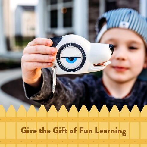 8ft Interactive Dog Tape Measure for Kids with Level & Angle Finder, Montessori Educational Toys, Animal Shaped Childrens Tool Set with Puppy Bone, Pocket Tape Measure for Kids 3+ (Spot) in Saudi Arabia
