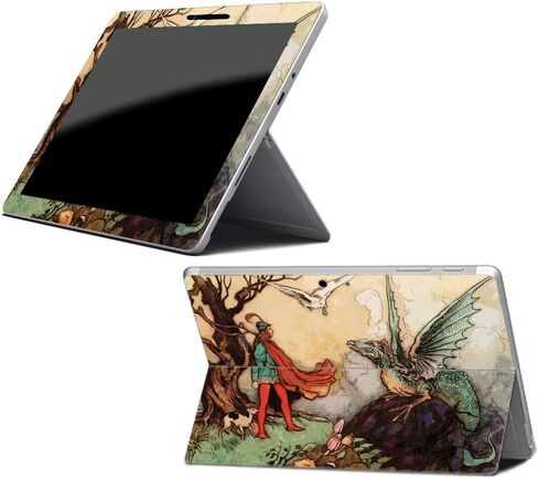 غلاف MightySkins متوافق مع Microsoft Surface Go - Game Kid | غطاء ملتف واقٍ ومتين وفريد ​​من نوعه من الفينيل | سهل التطبيق والإزالة وتغيير الأنماط | صنع في الولايات المتحدة الأمريكية in Saudi Arabia