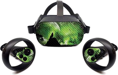 غلاف MightySkins من ألياف الكربون لـ Oculus Quest - السلحفاة المتأخرة | لمسة نهائية واقية ومتينة من ألياف الكربون | سهل التطبيق والإزالة وتغيير الأنماط | صنع في الولايات المتحدة الأمريكية (CF-OCQU-Late Turtle) in Kuwait