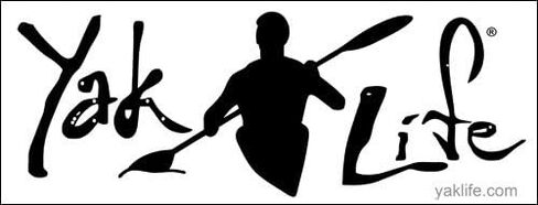 Black Yak Life Bumper Sticker (Vinyl Decals Kayaker Paddle Your Kayaking Rapids for Cars, Trucks, Canoe, and Kayak (3 x 8 inch) Licensed in Saudi Arabia
