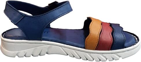 Women's Mila Comfortable, Leather Flat Sandal with Extra Cushioned Soft Footbed in Saudi Arabia