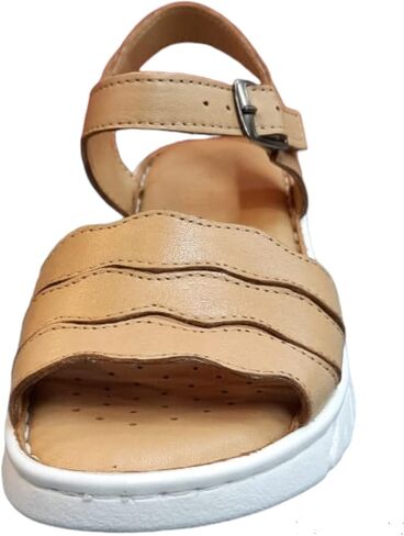 Women's Mila Comfortable, Leather Flat Sandal with Extra Cushioned Soft Footbed in Saudi Arabia