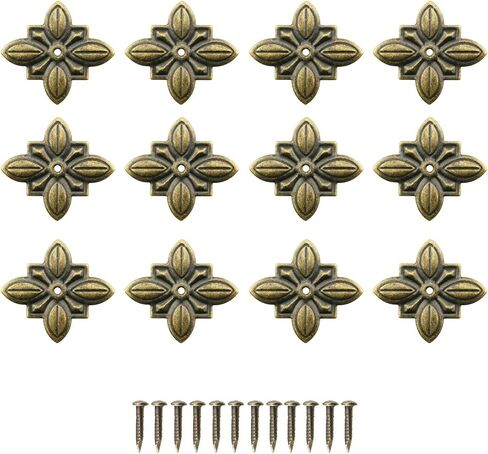 Upholstery Nail HJGarden 20pcs Cross Shape Antique Bronze Furniture Upholstery Nail Tachas Jewelry Gift Case Box Door Sofa Decorative Tack Stud Pushpin in Saudi Arabia