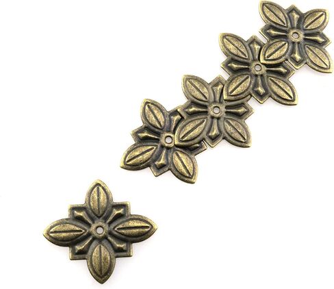 Upholstery Nail HJGarden 20pcs Cross Shape Antique Bronze Furniture Upholstery Nail Tachas Jewelry Gift Case Box Door Sofa Decorative Tack Stud Pushpin in Saudi Arabia