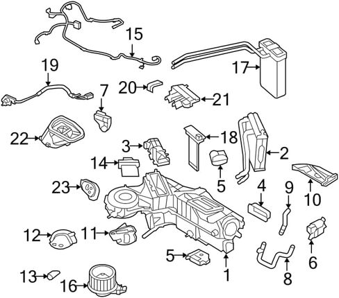 محرك منفاخ HVAC يناسب Mariner Escape F-250 F-350 F-450 F-550 Super Duty F250 F350 F450 F550 V10 V8 L4 V6 6.8L 6.4L 5.4L 2.3L 2.5L 3.0L 6.2L 8L8Z19805C تكييف الهواء سخان ساخن بارد in Saudi Arabia