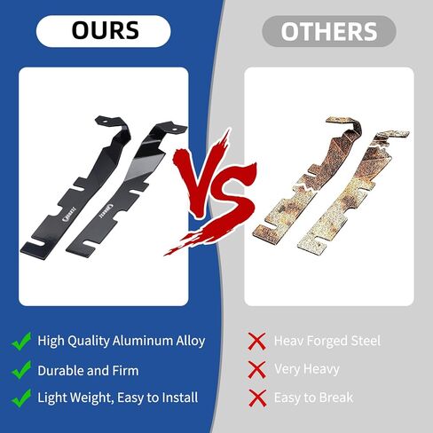 JERBOR سبائك الألومنيوم خندق ضوء تصاعد بين قوسين عدة، غطاء محرك السيارة العلوي المفصلي خندق الجانب عمود أدى ضوء قرنة جبل قوس لدودج رام 1500 2500 3500 2009-2018، 2 سنة الضمان in Kuwait