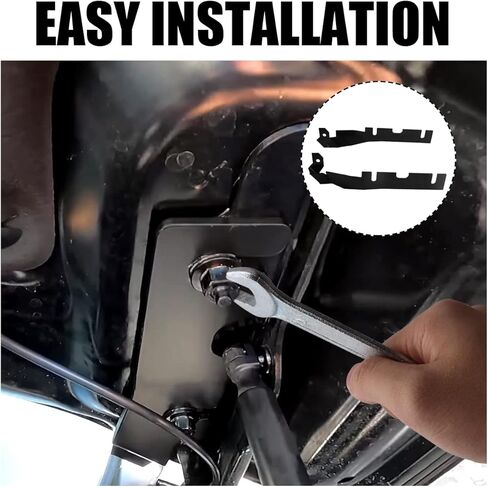 JERBOR سبائك الألومنيوم خندق ضوء تصاعد بين قوسين عدة، غطاء محرك السيارة العلوي المفصلي خندق الجانب عمود أدى ضوء قرنة جبل قوس لدودج رام 1500 2500 3500 2009-2018، 2 سنة الضمان in Kuwait