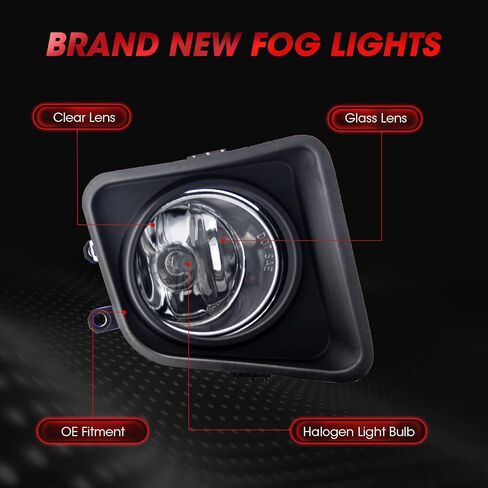 Fog Light Assembly For 2014-2019 Toyota Tundra With H11 12V 55W Halogen Bulbs, Switch and Wiring Kit in Saudi Arabia