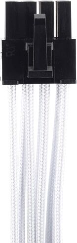 PCIE Cable for Seasonic, 65cm Male to Male PSU 8 Pin to 6+2 Pin GPU Power Cable for Seasonic Focus Prime Modular Power Supply (25'') (18AWG White) in Saudi Arabia