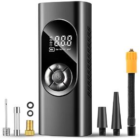 DNA MOTORING TOOLS-00270 150 PSI Wireless Portable Air Pump Tire Inflator for Inflating Car, Truck & Motorcycle Tires, Balls