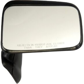 Dorman 955-214 Driver Side Manual Door Mirror - Folding Compatible with Select Toyota Models, Black