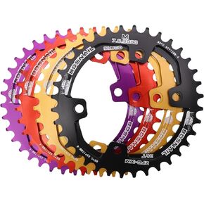 DJC Bike Chainring Asymmetrical 96BCD Round/Oval for XT SLX M6000 / M7000 / M8000 / M9000 MTB 7/8/9/10/11/12 Speed Narrow Wide 30T/32T/34T/36T/38T Tooth