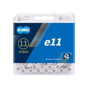 KMC e11 11 Speed e-Bike Chain, Silver, 118 Link