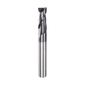 Square End Mill 5.5mm x 13mm Cutting 6mm Shank Micro Grain Solid Carbide AlTiN Coated 2 Flutes Milling Bit Cutter for Alloy Hardened Steel Aluminum