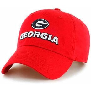 Officially Licensed University Georgia Hat Classic MVP Solid Adjustable Bulldogs Team Logo Embroidered Cap