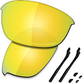 عدسات بديلة ممتازة من SAUCER وأطقم مطاطية لـ Oakley Half Jacket 2.0 OO9144 | نصف سترة 2.0 نظارات شمسية منخفضة الجسر