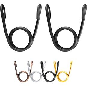 2 PCS Black Motorcycle Solo Seat Spring,Torsion Type Clip Type Solo Seat Spring Fit For Harley Honda Yamaha Kawasaki Suzuki Sportster Bobber Chopper.(2 PCS Black)