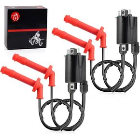 2Pcs Ignition Coil Pack and Spark Plug Cap for HONDA CBR600F2 CBR600F3 CBR600SJR 1991-1998 30510-KT7-023