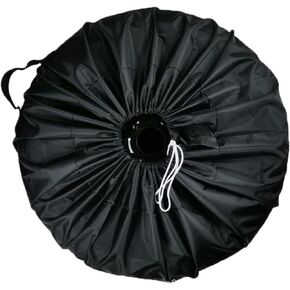 Spare Tire Cover, Oxford Waterproof Sun Protectors for, Trailer, RV, SUV, Truck, Black (S: 65 * 37 cm/25.55 * 14.54 inch, Diameter 25.55 inch)