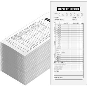 Qilery 1000 Pieces Cash Drop Envelopes Bulk Cashier Deposit Envelopes Budgeting Planning 4 1/8'' x 9 1/2'' Bank Envelopes for Cash, Small Business, Retailers Restaurants Kraft (White)