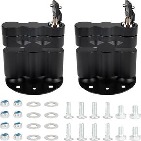 Lockable Fuel Pack Mount with Keys Replacement for RX-LOX-PM Compatible with Standard Fuel Tank Water Pack Fuel Pack 1Gallon 2 Gallon Double Locking Mount 2PCS