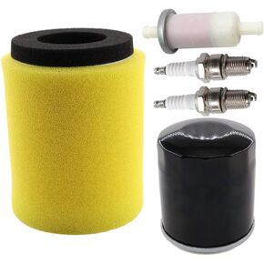HURI Tune Up Kit for 11013-1263 Kawasaki Mule 550 600 610 2500 2510 3000 3010 3020 4010 Air Filter Spark Plug