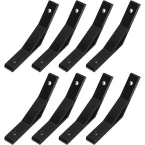 uxcell 8Pcs 135 Degree Angle Aluminum Profile Corner Brackets, Corner Brace Joint Connectors for 2020 Series (Black)