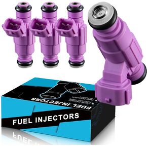 3531037170 Fuel Injectors For:-Hyundai Accent, For:-Kia Rio Rio5 1.6L L4 2006 2007 2008 2009 2010 2011 High Performance Fuel Injectors Set of 4 Replace OE# FJ989, 35310-37170