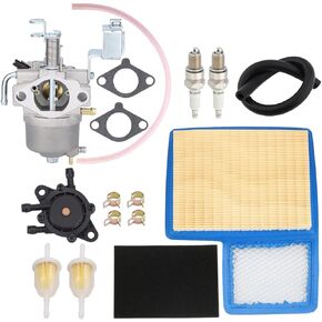 JN6-14101-14 Carburetor Fit for Yamaha G16 G17 G18 G19 G20 G21 1996-2002 4-Cycle Engine Golf Car Tune Up Kit Replace JN6-14101-15 JN6-13567-00 JN3-14101-00 with Air Filter
