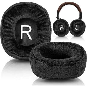 Arctis Ear Cushions - Velour Earpads Compatible with Arctis 7/5/3/1, Arctis Pro, Arctis 9X, Arctis 7X, Arctis 7P, G PRO X, RIG 800 Series, BlackShark V2 X, ATH M50X, M40X, MDR-7506 Headphones