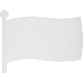 Roylco Flag Designer Card Stock, White, Pack of 24