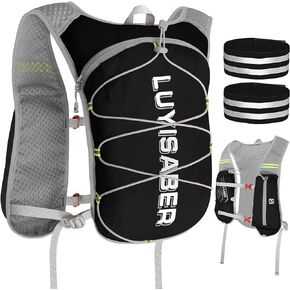 حقيبة ظهر Desoto Hydration Pack، حقائب ظهر للجري، سترة جري خفيفة الوزن للجري والمشي لمسافات طويلة وركوب الدراجات والتسلق والتخييم وركوب الدراجات