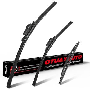 OTUAYAUTO Premium Windshield Wiper Blades - Replacement for Buick Encore 13-21, Chevrolet Trax 15-21, All-Weather Performance, Front and Rear Wiper Blades, Top Lock - 26"+14"+10" (Pack of 3)