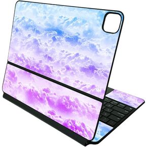 MightySkins Glossy Glitter Skin Compatible with Apple Magic Keyboard for iPad Pro 12.9" (3rd-6th Generation) - Baked | Protective, Durable High-Gloss Glitter Finish | Easy to Apply | Made in The USA