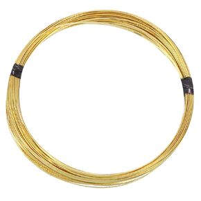 PATIKIL 30Gauge/0.25mm 1mm Width 19.69 Feet Flat Brass Wire, Bendable Brass Coil Wire for Jewelry Making DIY Earring Wrapping Art Craft Decoration, Brass