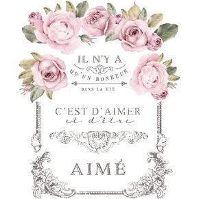 Prima Marketing Inc. 633011 Scrapbooking, Multi-Color Decor Transfers