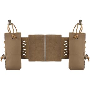 2Pcs Tactical Radio Pouch Holster, for AN/PRC148.152.163,Side Expansion with Hook and Loop,for Attach ToTactical Equipment Velcro Vest
