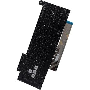 Deal4GO Backlit Keyboard Replacement for ASUS FX507 FA507 FX707 FA707 TUF507 FX507ZM-ES74 FA507RM-ES73 - Black, 15.6-inch, V210861A2US