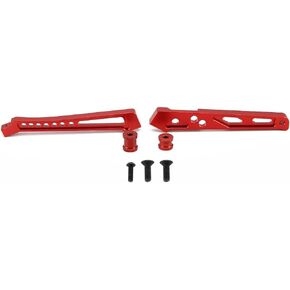 RCAWD Aluminum Center Chassis Brace Set for Arrma 1-8 Notorious Outcast Typhon Cars Hopups Upgrade Parts(Red)
