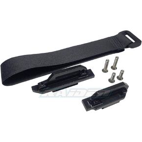 Aluminium Alloy Tall Battery Holder Mount Hold Down for Traxxas 1/10 4wd Slash LCG Chassis - Black