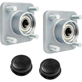 مجموعة محور العجلة الأمامية مع ختم الزيت وغطاء الغبار، متوافق مع محرك عربة الجولف Yamaha G8 G9 G14 G16 G19 G22 G29، بديل لـ OEM JG5-WF511-00 JG5-WF511-10-00 (عبوة من قطعتين) in Kuwait