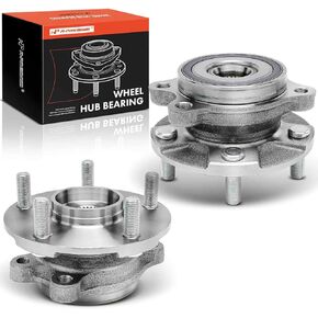 A-Premium 2 x Front Wheel Bearing and Hub Assembly with 5-Lug Compatible with Toyota RAV4 06-12, Corolla iM 17-18, Prius V 12-18, Scion tC 11-16, xB 08-15, iM 16, Lexus HS250h 10-12