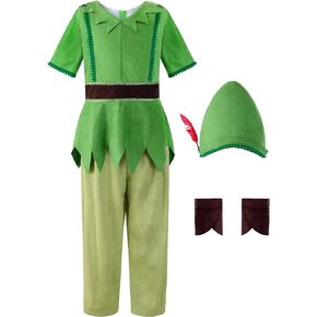 Boy Fairy Costume Elf for Kids Toddler with Hat
