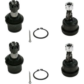 Front Upper & Lower Ball Joints Set of 4 for 03-12 Dodge Ram 2500 3500 4WD