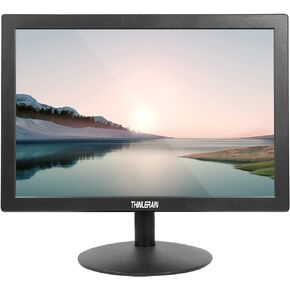 Thinlerain 15 inch PC Monitor Desktop Monitor with 1440×900, Small Monitor with 16:10 LED Monitor, TFT Panel, 60 Hz, 5Ms, VGA, HDMI, Built-in Speakers
